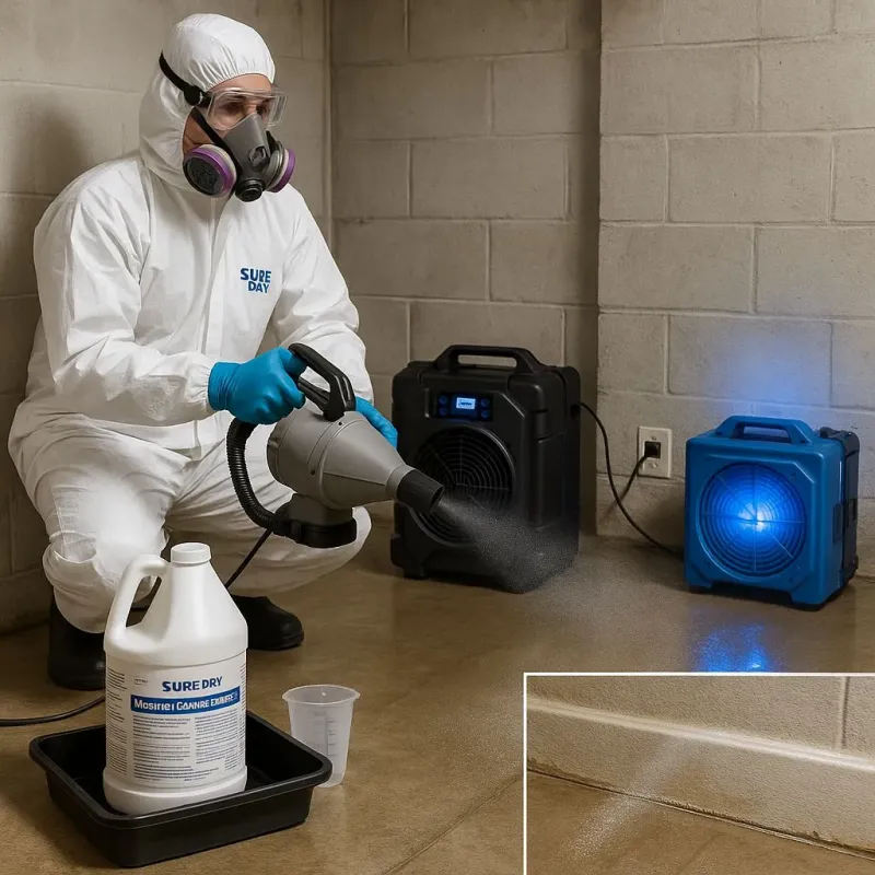 Sanitization and Odor Removal process in Rockland, ME