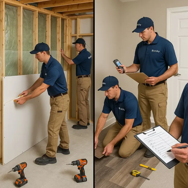 Repairs and Reconstruction process in Rockland, ME